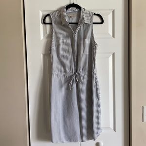 Banana Republic striped shirt dress